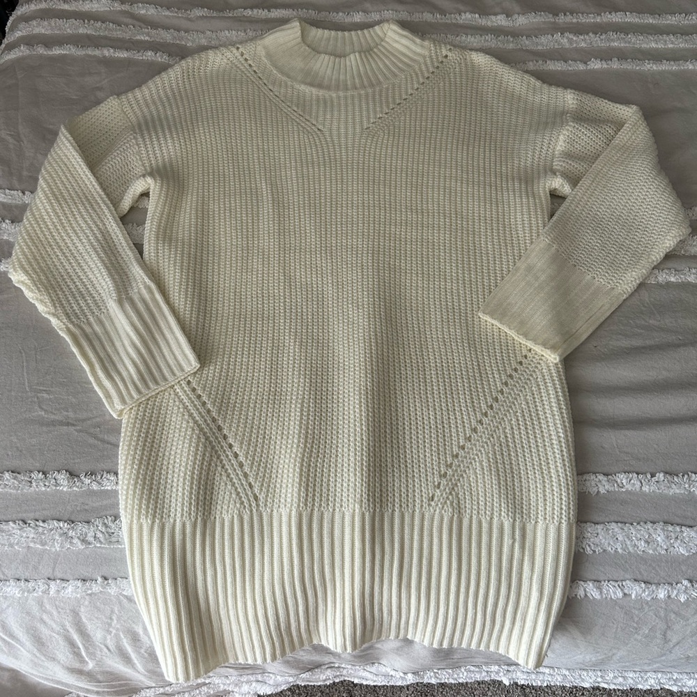 Cream/ white sweater dress